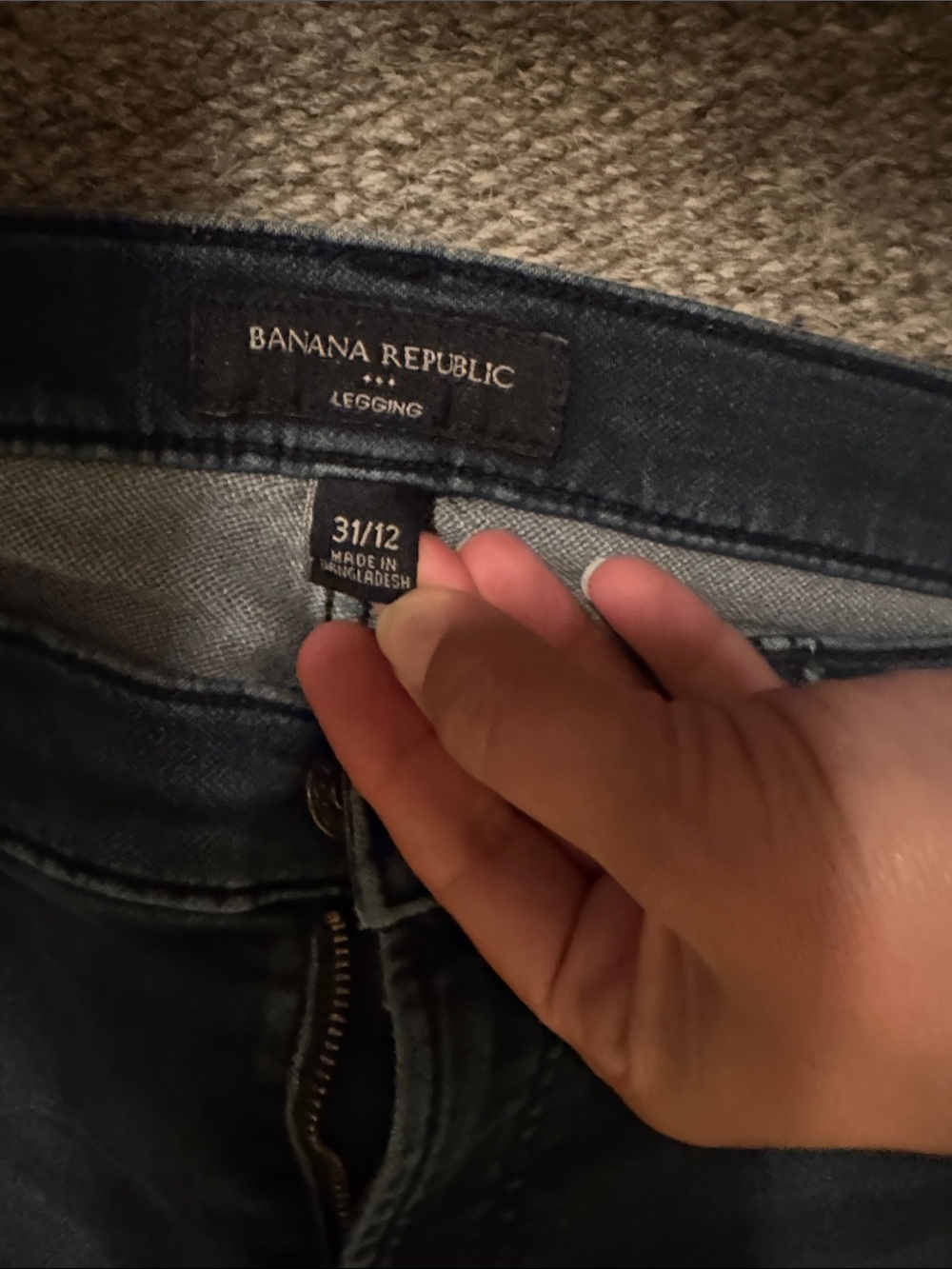 Banana Republic Women's Dark Indigo Skinny Legging Jeans 3/12